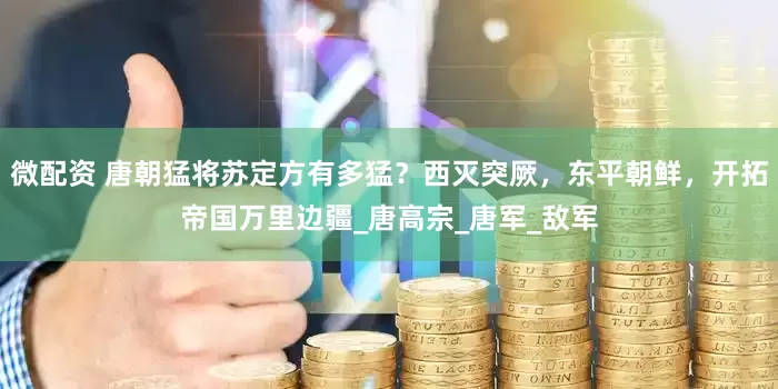 微配资 唐朝猛将苏定方有多猛？西灭突厥，东平朝鲜，开拓帝国万里边疆_唐高宗_唐军_敌军