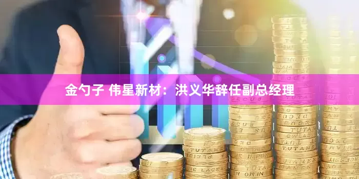 金勺子 伟星新材：洪义华辞任副总经理